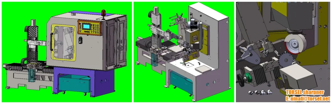 ATZ400 / ATZ500 Fonction CNC TCT Top Broyeur à lame de scie circulaire avec chargeur 6
